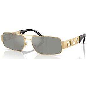 NEW VERSACE SUNGLASSES GOLD MEN EYEWEAR